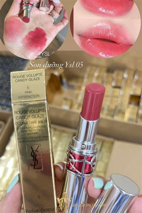 ysl gloss volupte 154|ysl candy glaze pink satisfaction.